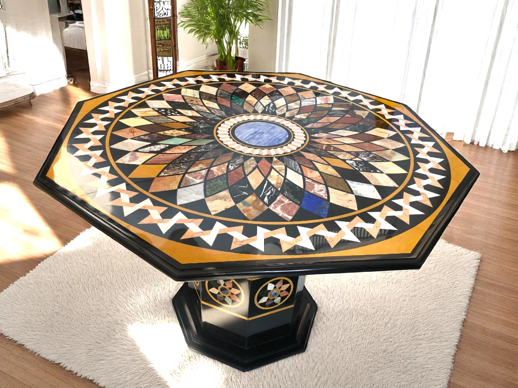 Customized Coffee Table Elegance from a Vedant Artisans